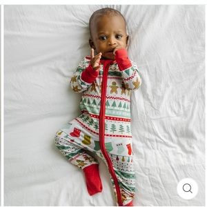 Newborn Holiday Little Sleepies - worn once.